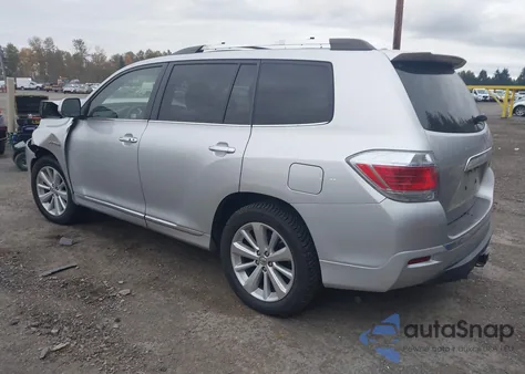 2012 Toyota Highlander Hybrid Limited V6 z USA, uszkodzony, nr VIN JTEDC3EH9C2010474